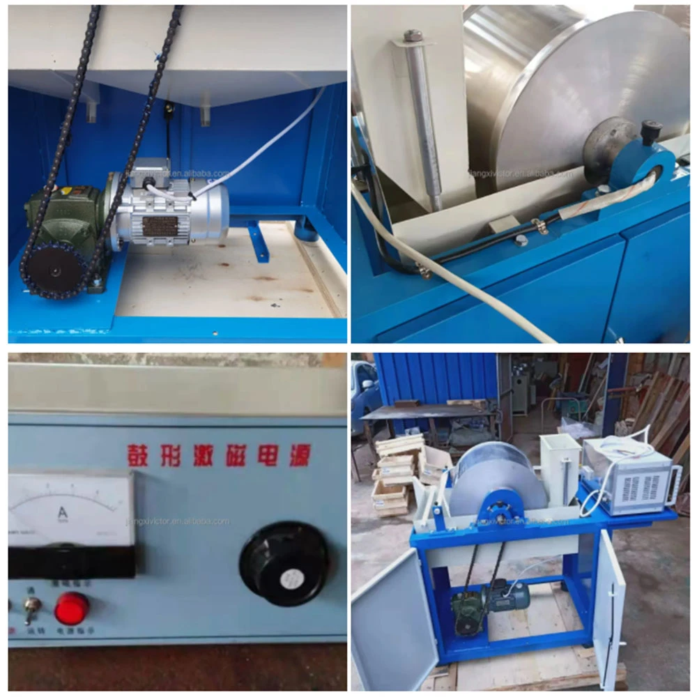 Iron Tin Hematite Wet/Dry Crs400*300 Laboratory Magnetic Separator with 0-1800GS Adjustable